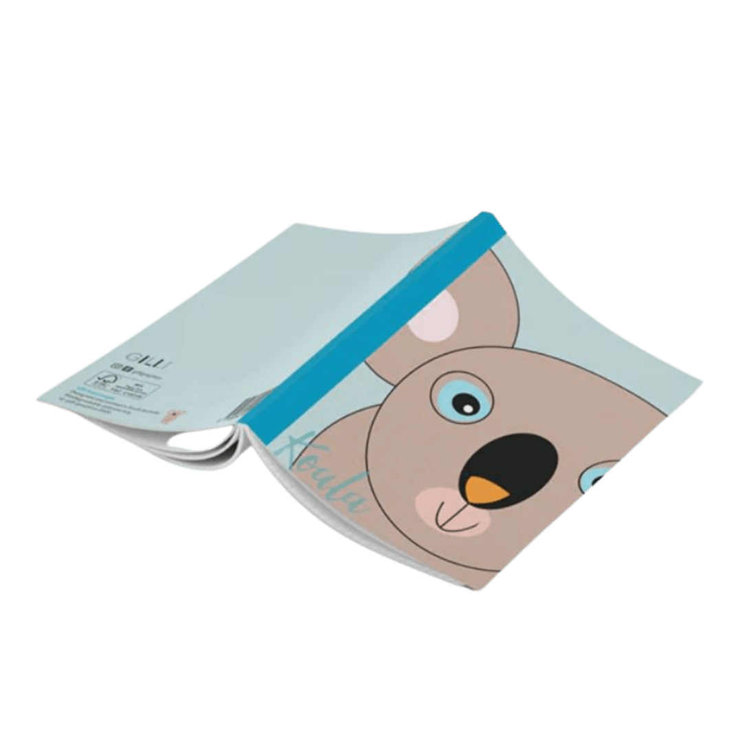 Koala lined journal.