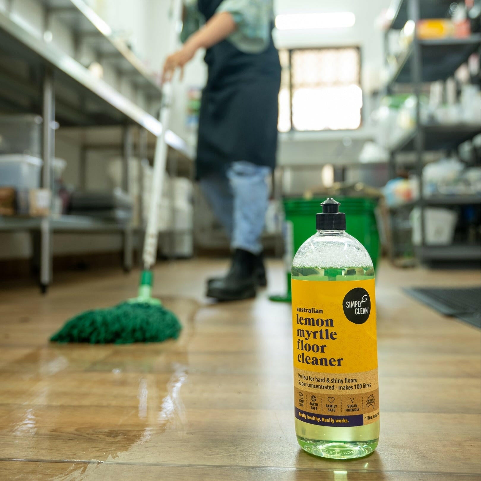 Lemon Myrtle Floor Cleaner Concentrate - 15 Litres Bulk.
