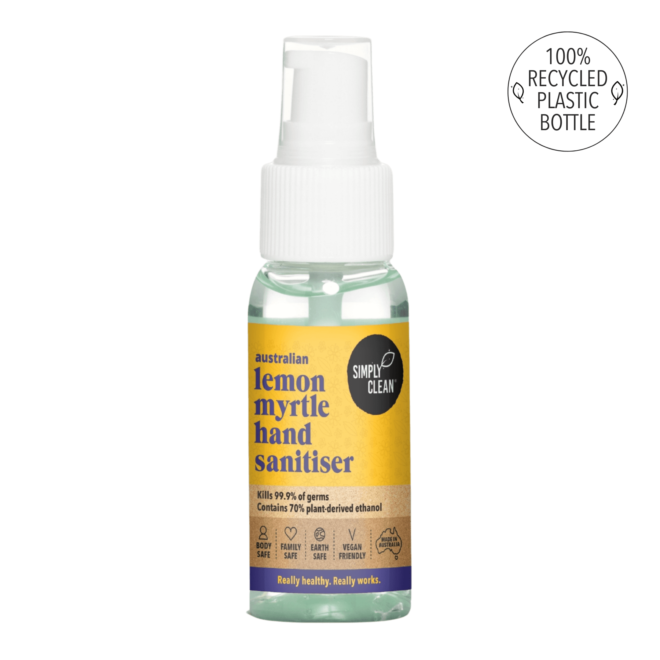 Lemon Myrtle Hand Sanitiser - 1 Litre Refill.