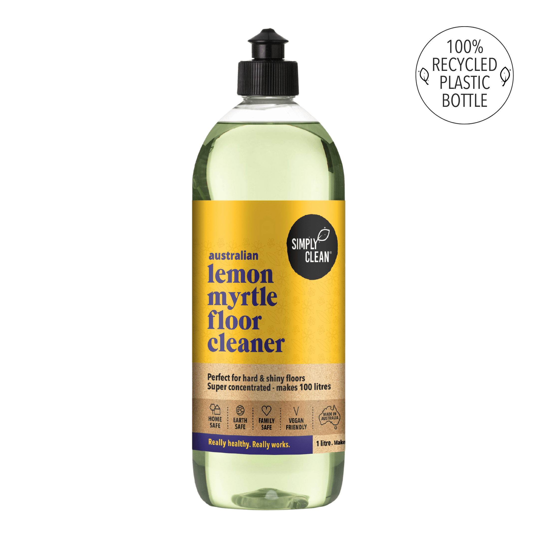 Lemon Myrtle Floor Cleaner Concentrate - 1 Litre.