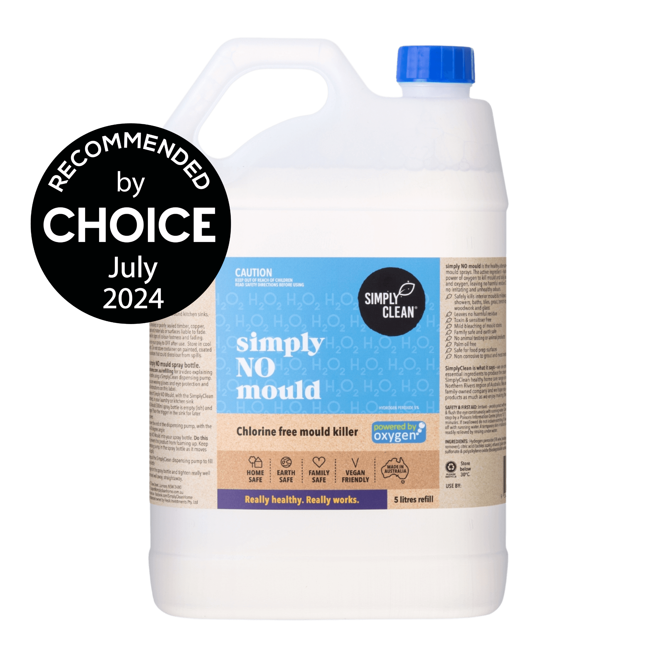 Simply NO Mould - Powered by Oxygen - 500ml.