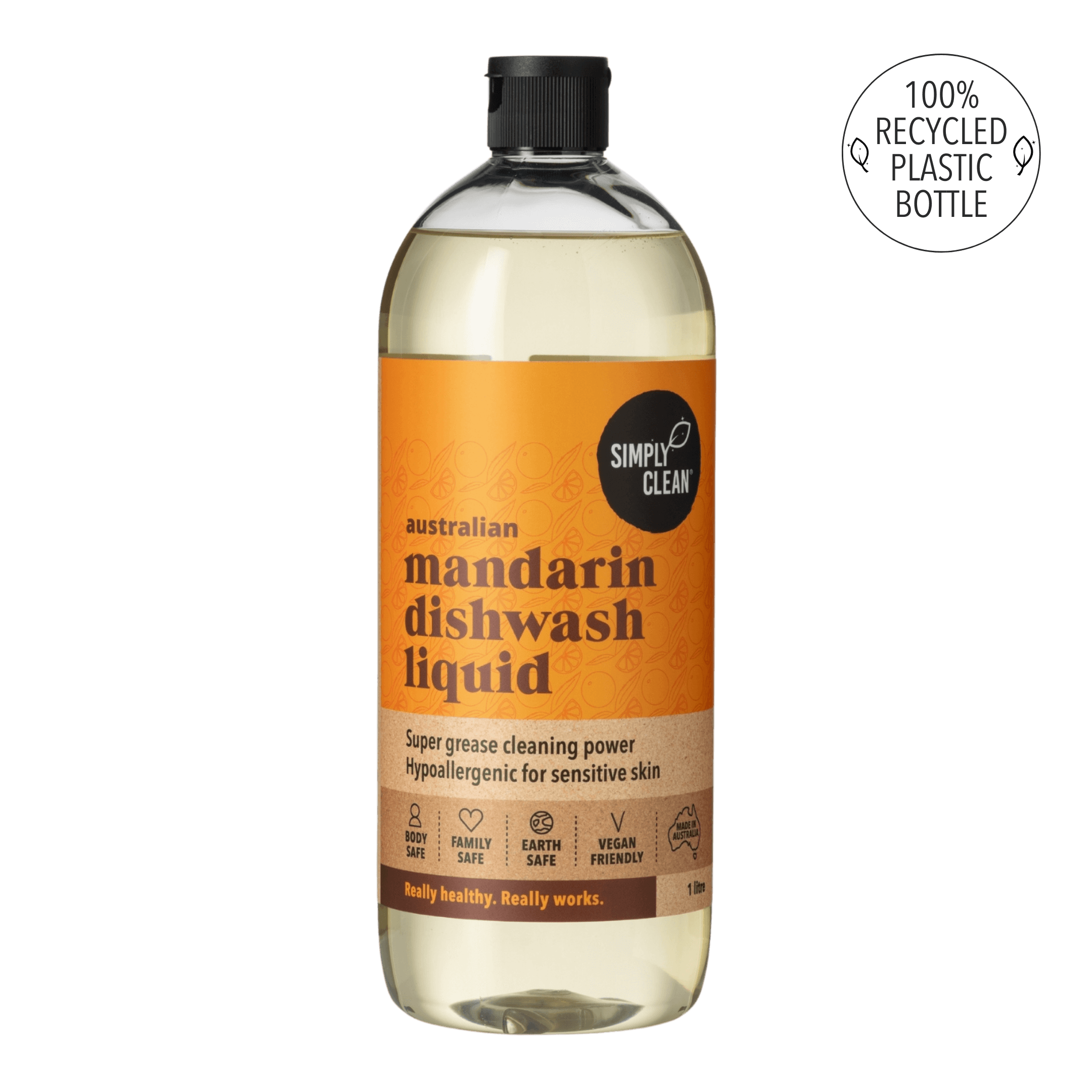 Mandarin Dishwash Liquid - 1 Litre.