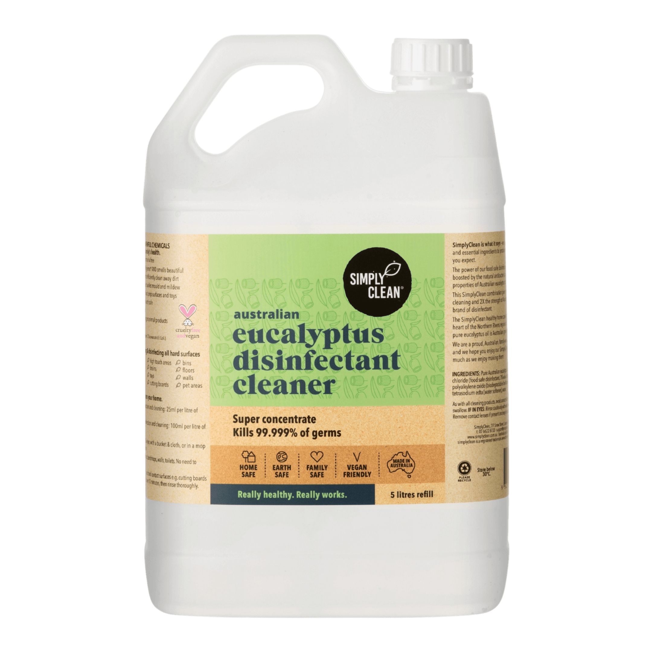 Eucalyptus Disinfectant Cleaner - 1 Litre.